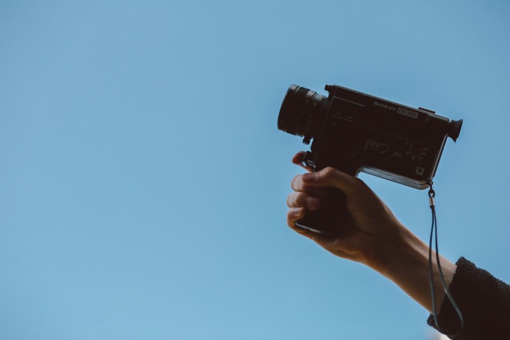 video recording camera for practicing public speaking