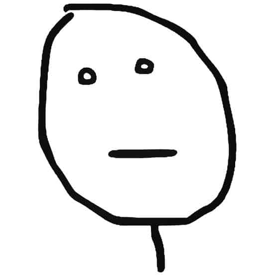 poker face while public speaking is bad for body language