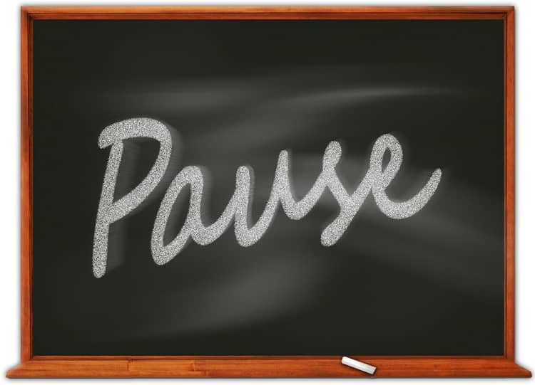 pausing for better voice modulation 