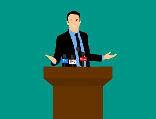 Effective use of hands for effective speaking